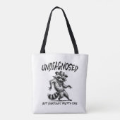 診断はされないが誰もが確かわいらし実だおもしろい トートバッグ (裏面)