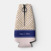 診断ギリシャ鍵金ゴールドCB ボトルクーラー (裏面)