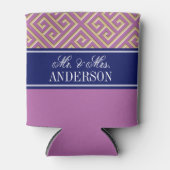 診断ギリシャ鍵金ゴールドCB 缶クーラー (正面)