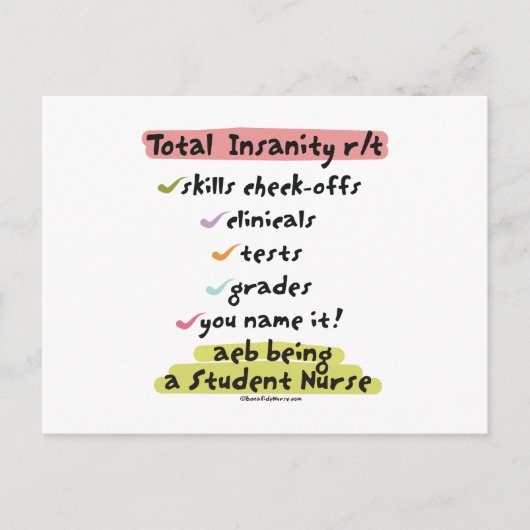 診断全精神異常 ポストカード (正面)