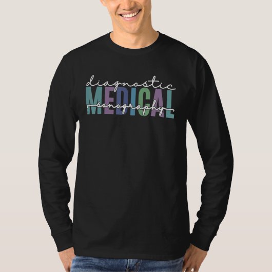 診断用医用超音波検査 Tシャツ (正面)