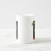 診断：鳥の脳 ボーンチャイナマグカップ (正面)