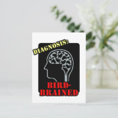診断：鳥の脳 ポストカード (スタンド正面)