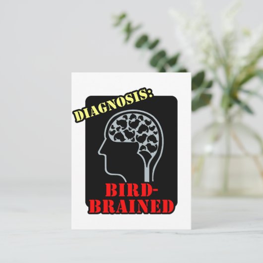 診断：鳥の脳 ポストカード (スタンド正面)