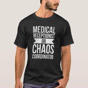 診療受付嬢の診療受付係 Tシャツ
