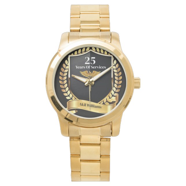 診療年数 腕時計 (正面)