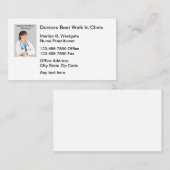 診療所の医療散歩ナース医 名刺 (正面/裏面)