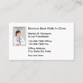 診療所の医療散歩ナース医 名刺 (正面)