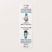 診療所用ジェルおよびマスク標識 (外部フラット)