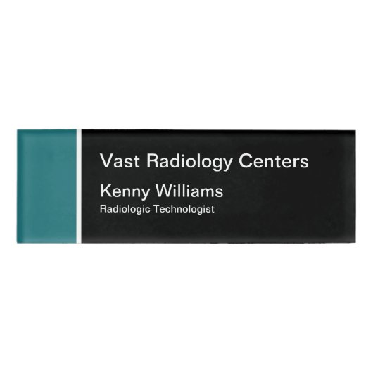 診療放射線技師 名札 (正面)