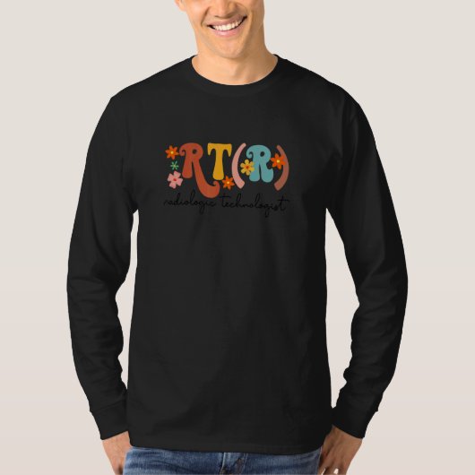 診療放射線技師 RT R レントゲン技師 放射線技師 Tシャツ (正面)
