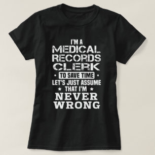 診療記録係 Tシャツ