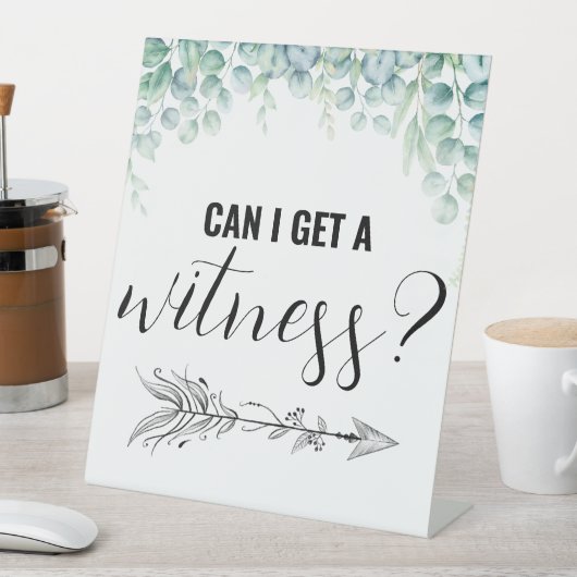 証人のユーカリおもしろいプを結婚入手できるか 台座サイン (インサイチュ)