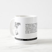 証人のロゴのマグ コーヒーマグカップ (正面左)