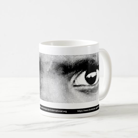 証人の目のマグ コーヒーマグカップ (正面右)