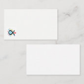 証人を去る人の名刺の漁師 名刺 (正面/裏面)