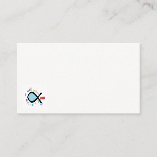 証人を去る人の名刺の漁師 名刺 (正面)