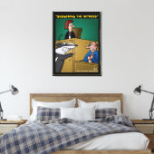 「証人を罵ること」 キャンバスプリント (インサイチュ (寝室))