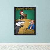 「証人を罵ること」 キャンバスプリント (インサイチュ (ウッドフロア))