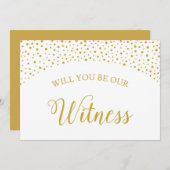 証人喚問カードを提示するか 招待状 (正面/裏面)