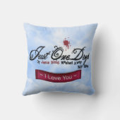 証人/祈りの言葉アメリカのMoJo枕 クッション (裏面)