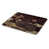 証券取引所の富裕層（Edgar Degas著） カッティングボード (角)