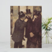 証券取引所の富裕層（Edgar Degas著） カード (スタンド正面)