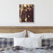 証券取引所の富裕層（Edgar Degas著） キャンバスプリント (インサイチュ (寝室))