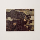 証券取引所の富裕層（Edgar Degas著） ジグソーパズル (横)