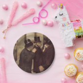 証券取引所の富裕層（Edgar Degas著） ペーパープレート (パーティー)