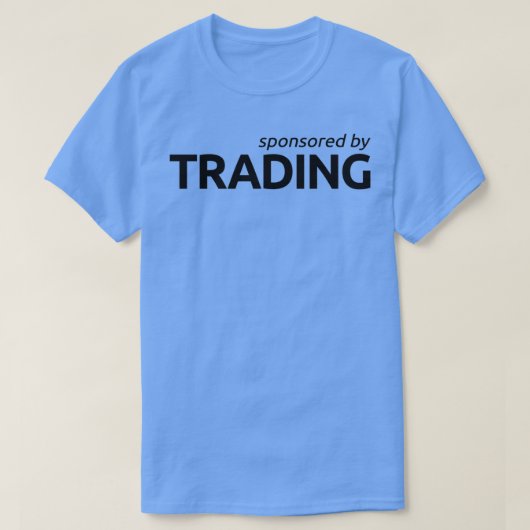 証券取引所の後援 Tシャツ (デザイン正面)