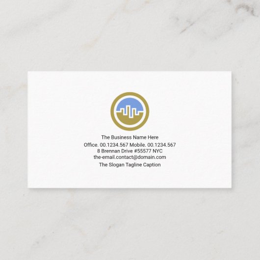 証券取引所共有グラフ財務顧問 名刺 (裏面)