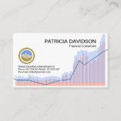 証券取引所共有グラフ財務顧問 名刺 (正面)