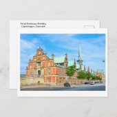 証券取引所建物、コペンハーゲン、デンマーク ポストカード (正面/裏面)