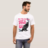 証拠が必要ない – Sky Owl Tシャツ (正面フル)