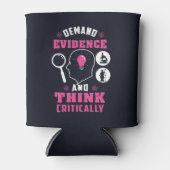 証拠と批判的考え科学を求める 缶クーラー (正面)