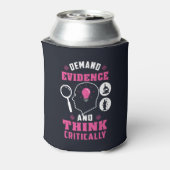 証拠と批判的考え科学を求める 缶クーラー (缶裏面)