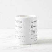 証拠の不在は不在の証拠です コーヒーマグカップ (中央)