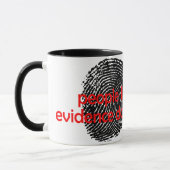 証拠は嘘をつかない マグカップ (左)