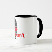 証拠は嘘をつかない マグカップ (正面右)