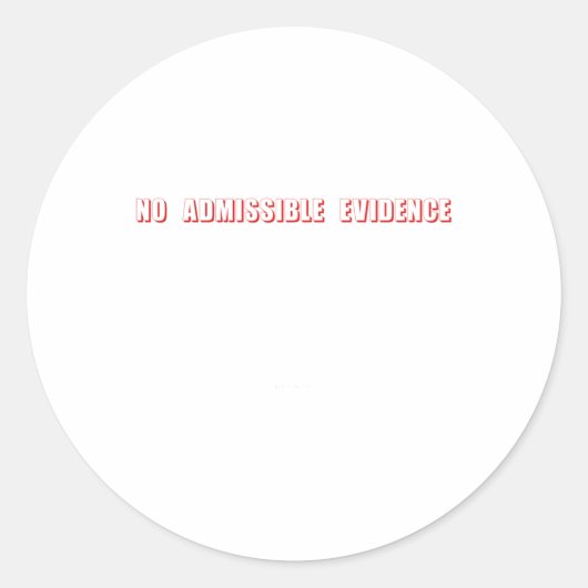 証拠シールなし ラウンドシール (正面)