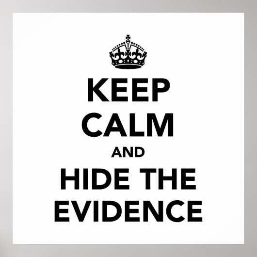 証拠保を隠す ポスター (正面)