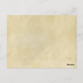 証拠管理の犯罪ゲーム役割演技フライ ポストカード (裏面)