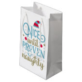 証明されたいけないクリスマス|のギフトバッグまで素晴らしい スモールペーパーバッグ (裏面アングル)