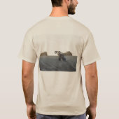 「証明されたアドレナリンの麻薬常習者」メンズTシャツ Tシャツ (裏面)