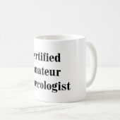 証明されたアマチュア婦人科医 コーヒーマグカップ (正面右)