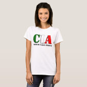 証明されたイタリアンなアメリカ人 Tシャツ (正面フル)