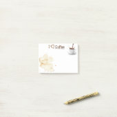 証明されたコーヒー恋人の後it®ノート ポストイット (デスク上)