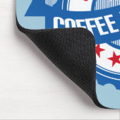 証明されたコーヒー酒飲み マウスパッド (コーナー)