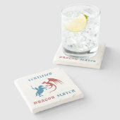 証明されたドラゴンの殺害者 ストーンコースター (横)